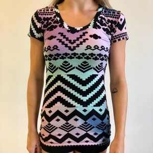 Patterned Short Sleeve Shirt